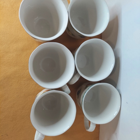 Villeroy and boch french garden fleurence pattern mugs set of 6 - Picture 7 of 7